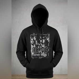 Black Graphic Hoodie